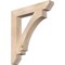 Ekena Millwork Imperial Slat Smooth Bracket, Douglas Fir, 5 1/2"W x 36"D x 40"H BKT06X36X40IMP06SDF - alternate 1
